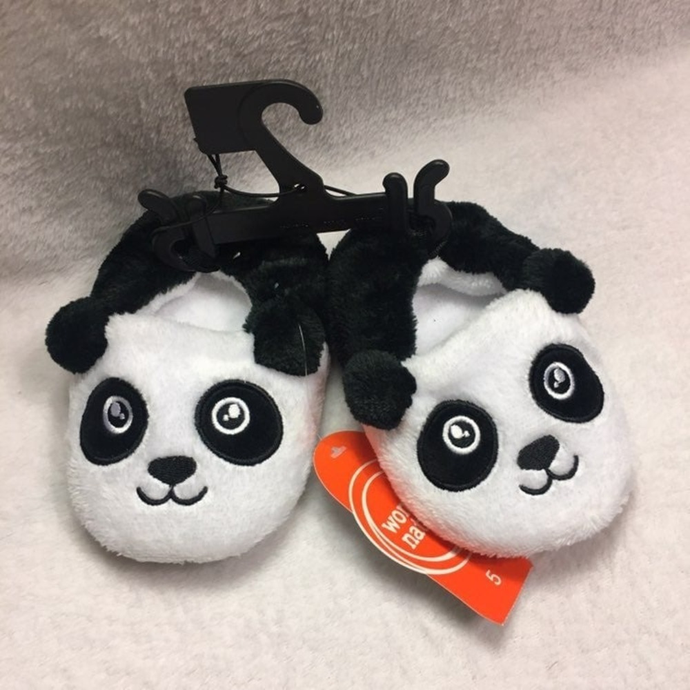 NWT‎ Panra Bear baby slippers teddy non slip 3